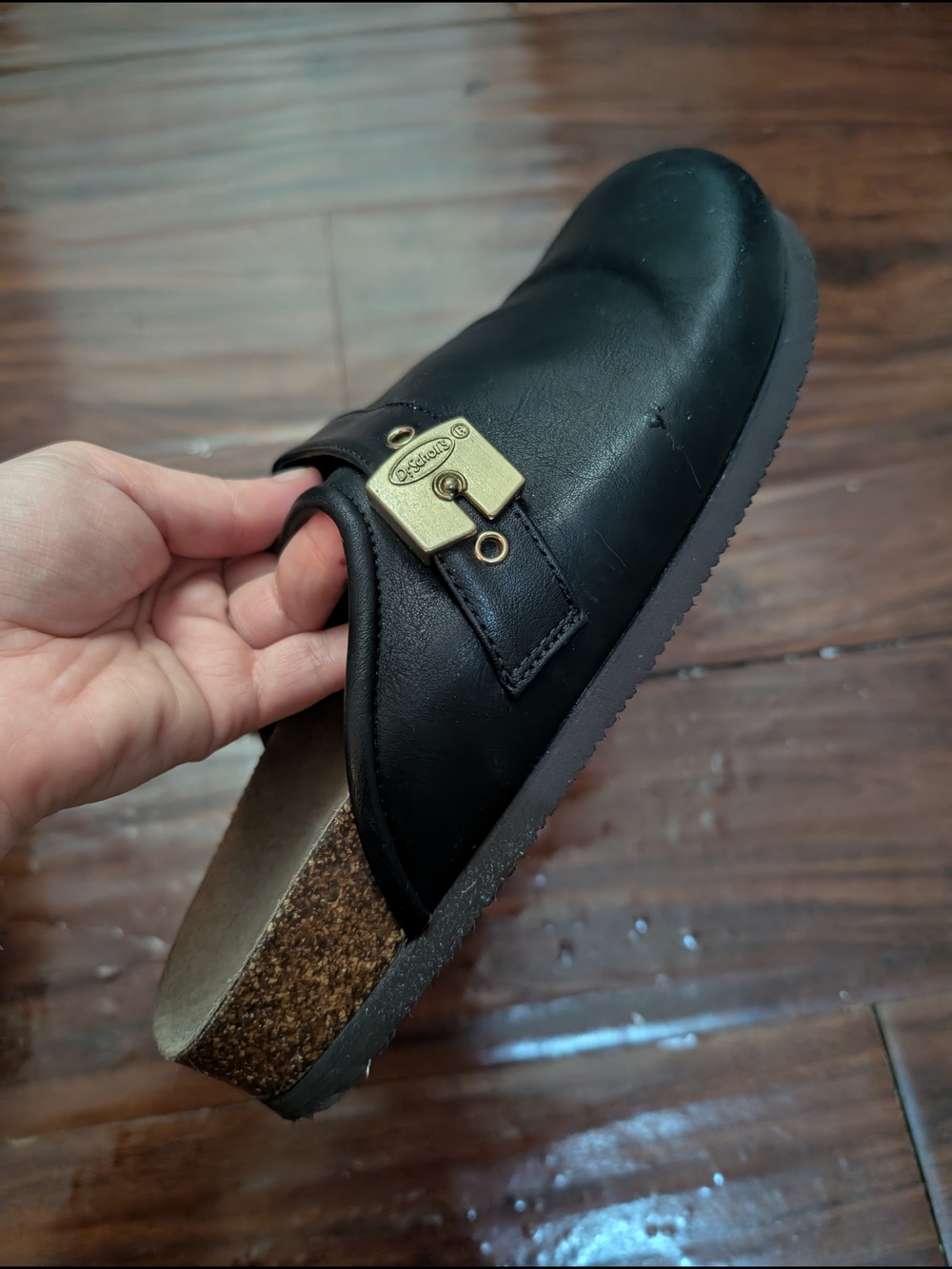 Dr. Scholl's Black Louis Iconic Clogs/Slides - Picture 13 of 16